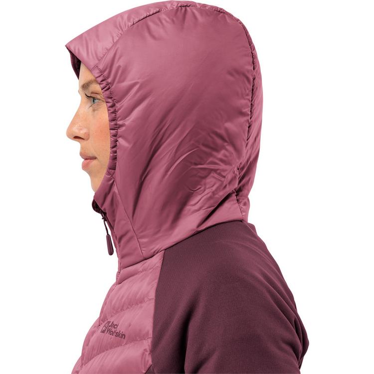 Jack Wolfskin Jack Wolfskin ROUTEBURN PRO HYBRID W Fleecejacke Damen - raisin - 2 | SportScheck