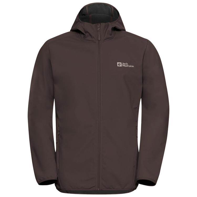 Jack Wolfskin Jack Wolfskin BORNBERG HOODY M Softshelljacke Herren - peat - 0 | SportScheck