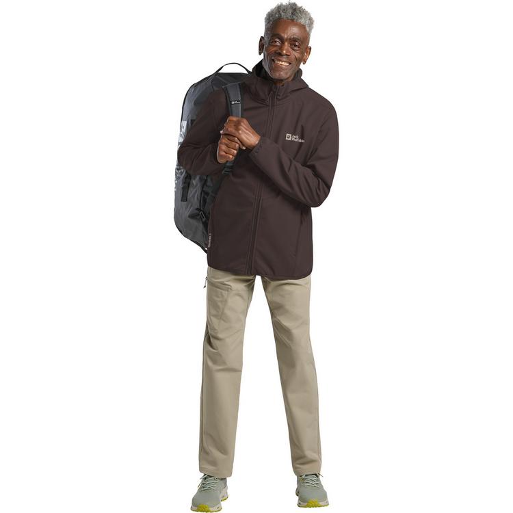 Jack Wolfskin Jack Wolfskin BORNBERG HOODY M Softshelljacke Herren - peat - 2 | SportScheck