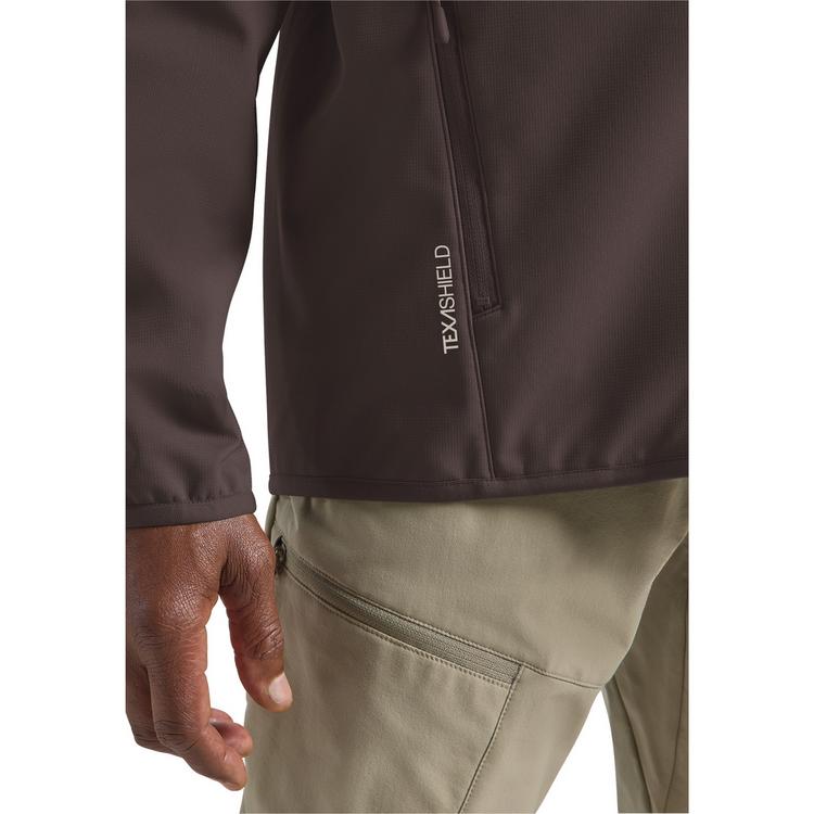 Jack Wolfskin Jack Wolfskin BORNBERG HOODY M Softshelljacke Herren - peat - 2 | SportScheck