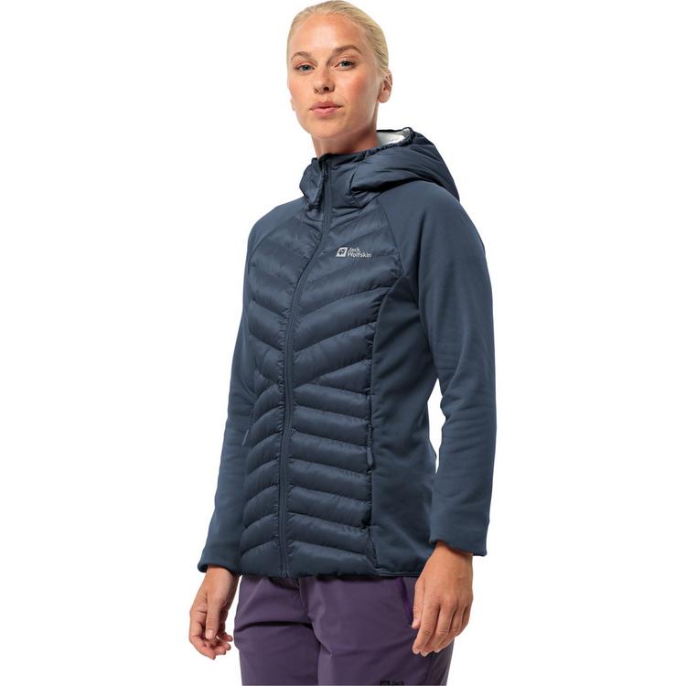 Jack Wolfskin Jack Wolfskin ROUTEBURN PRO HYBRID W Fleecejacke Damen - midnight sky - 0 | SportScheck