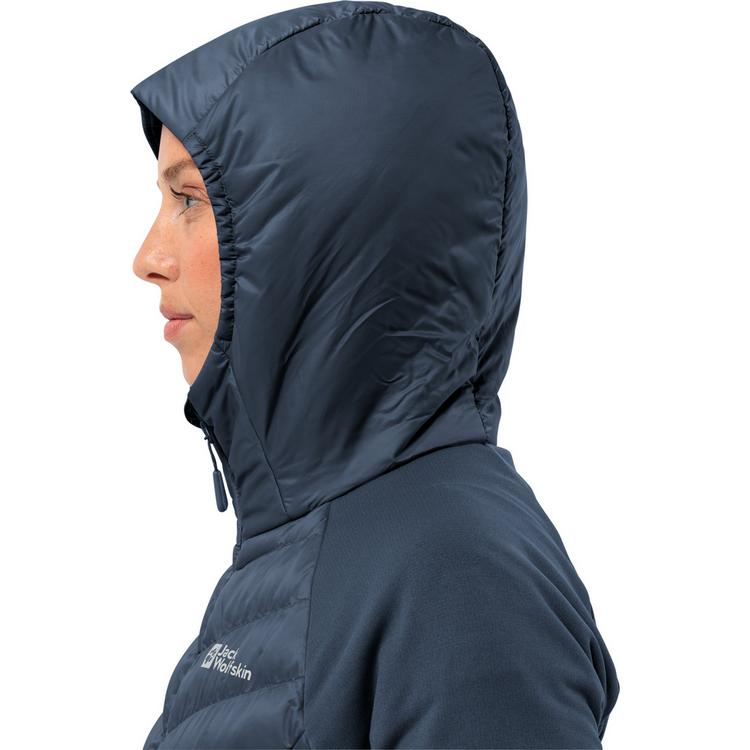 Jack Wolfskin Jack Wolfskin ROUTEBURN PRO HYBRID W Fleecejacke Damen - midnight sky - 2 | SportScheck
