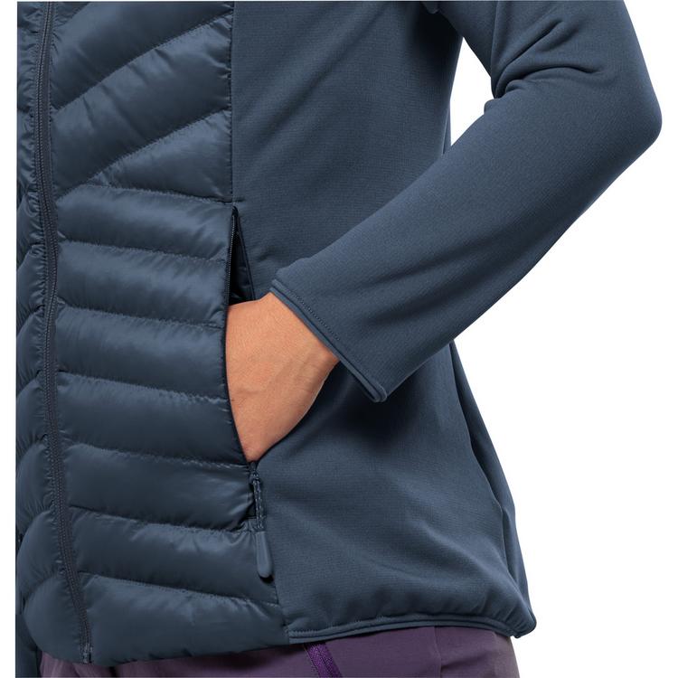 Jack Wolfskin Jack Wolfskin ROUTEBURN PRO HYBRID W Fleecejacke Damen - midnight sky - 3 | SportScheck