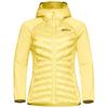 Jack Wolfskin ROUTEBURN PRO HYBRID W Fleecejacke Damen - lemon ice