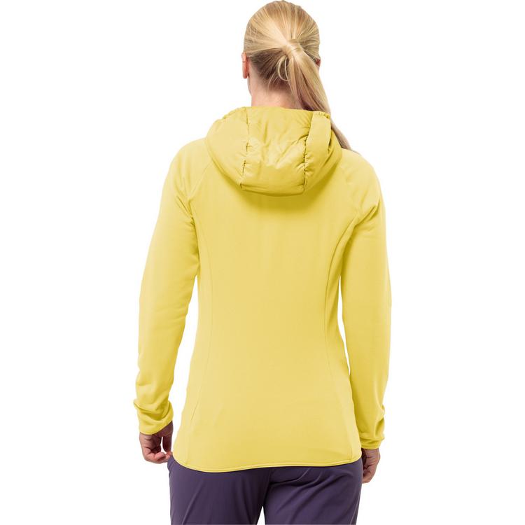 Jack Wolfskin Jack Wolfskin ROUTEBURN PRO HYBRID W Fleecejacke Damen - lemon ice - 1 | SportScheck