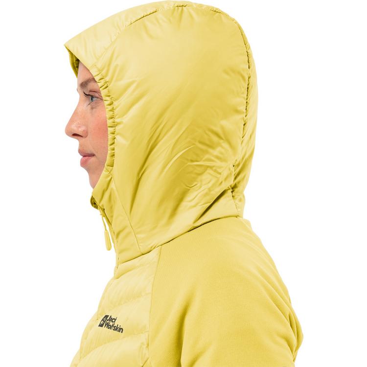 Jack Wolfskin Jack Wolfskin ROUTEBURN PRO HYBRID W Fleecejacke Damen - lemon ice - 2 | SportScheck