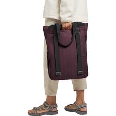 Rückansicht von Jack Wolfskin EVE Bauchtasche amaranth