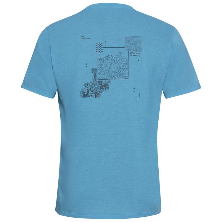 Jack Wolfskin Jack Wolfskin VONNAN GRAPHIC T M Funktionsshirt Herren - PEAK TRAIL sky blue - 0 | SportScheck
