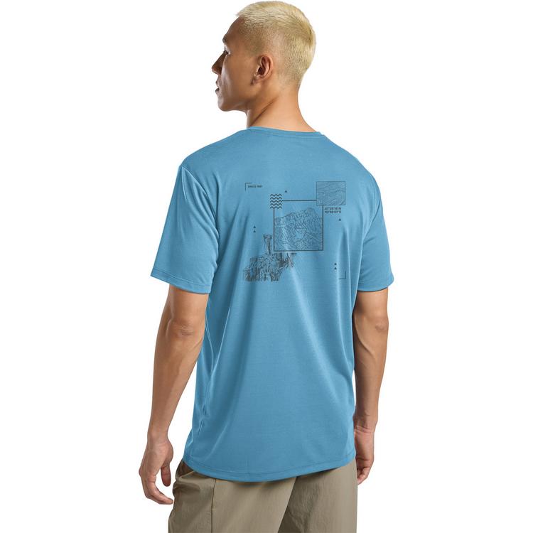 Jack Wolfskin Jack Wolfskin VONNAN GRAPHIC T M Funktionsshirt Herren - PEAK TRAIL sky blue - 1 | SportScheck