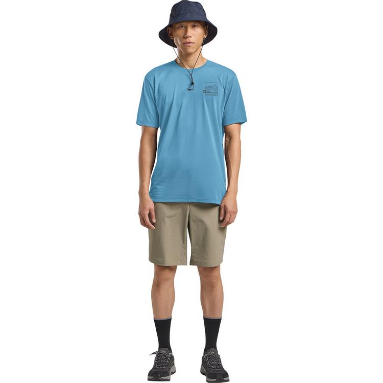 Jack Wolfskin Jack Wolfskin VONNAN GRAPHIC T M Funktionsshirt Herren - PEAK TRAIL sky blue - 2 | SportScheck