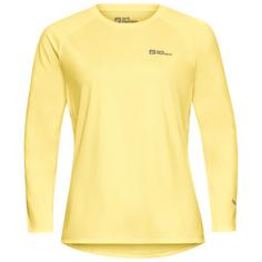 Jack Wolfskin PRELIGHT SWIFT LS W Funktionsshirt Damen lemon ice
