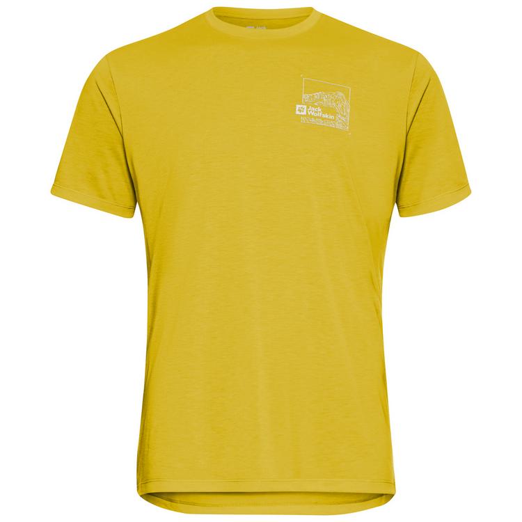 Jack Wolfskin Jack Wolfskin VONNAN GRAPHIC T M Funktionsshirt Herren - PEAK TRAIL chartreuse - 0 | SportScheck