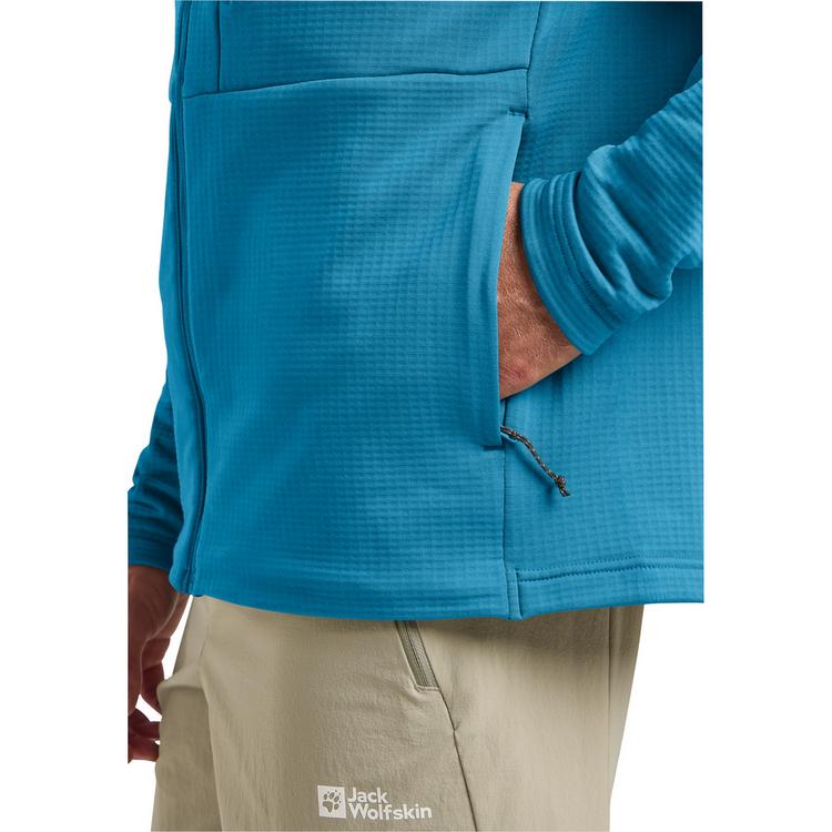 Jack Wolfskin Jack Wolfskin KOLBENBERG HOODED FZ M Fleecejacke Herren - aurora blue - 1 | SportScheck