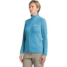 Rückansicht von Jack Wolfskin KOLBENBERG FZ W Fleecejacke Damen sky blue