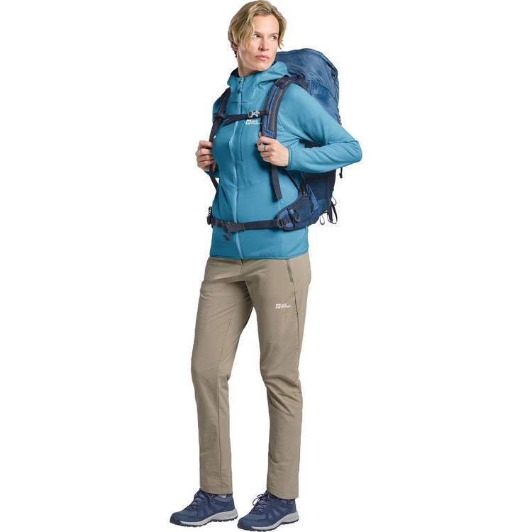 Jack Wolfskin Jack Wolfskin KOLBENBERG HOODED FZ W Fleecejacke Damen - sky blue - 2 | SportScheck