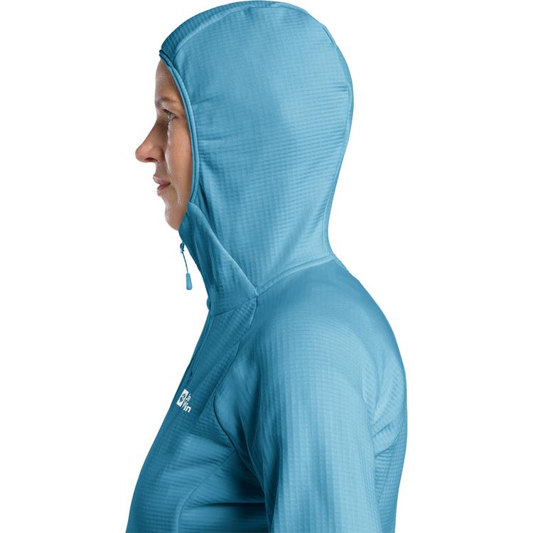 Jack Wolfskin Jack Wolfskin KOLBENBERG HOODED FZ W Fleecejacke Damen - sky blue - 0 | SportScheck