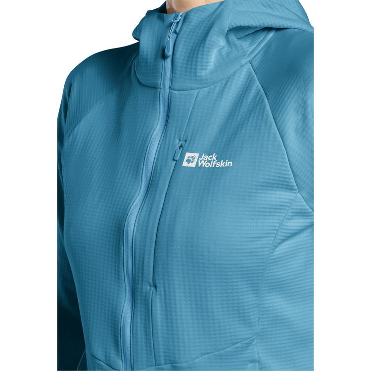 Jack Wolfskin Jack Wolfskin KOLBENBERG HOODED FZ W Fleecejacke Damen - sky blue - 1 | SportScheck
