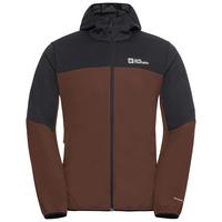 Jack Wolfskin FELDBERG HOODY M Softshelljacke Herren - hot choc