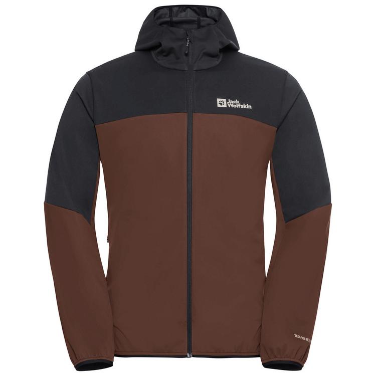Jack Wolfskin Jack Wolfskin FELDBERG HOODY M Softshelljacke Herren - hot choc - 0 | SportScheck