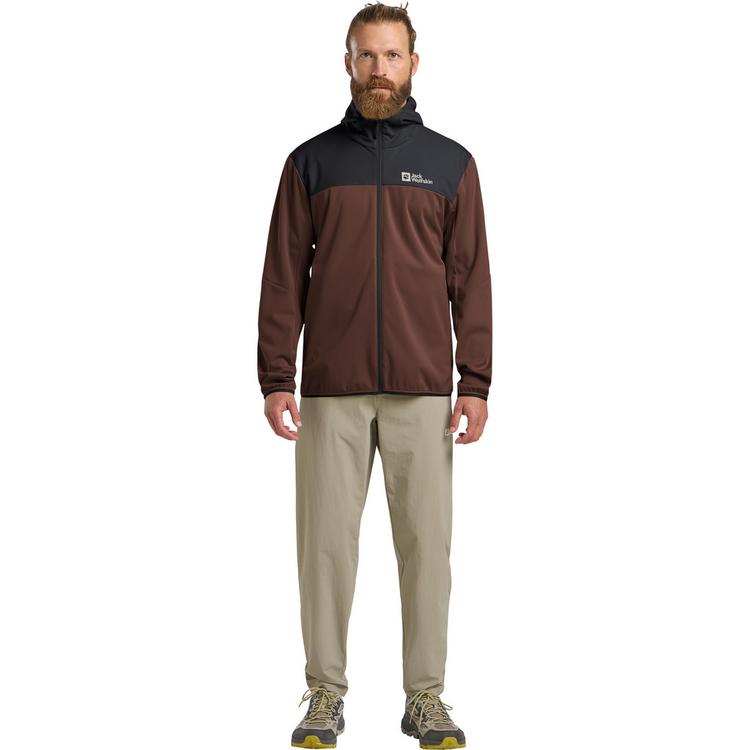 Jack Wolfskin Jack Wolfskin FELDBERG HOODY M Softshelljacke Herren - hot choc - 2 | SportScheck