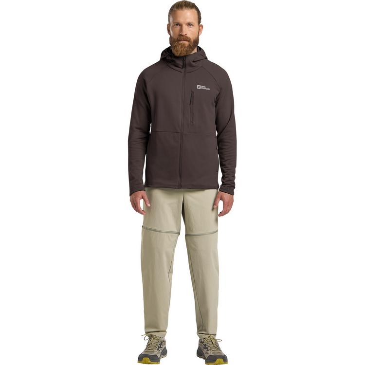 Jack Wolfskin Jack Wolfskin KOLBENBERG HOODED FZ M Fleecejacke Herren - peat - 2 | SportScheck