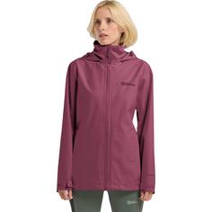 Rückansicht von Jack Wolfskin TRAILTIME 2L JKT W Funktionsjacke Damen raisin