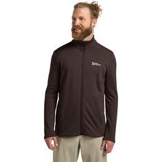 Rückansicht von Jack Wolfskin KOLBENBERG FZ M Fleecejacke Herren peat