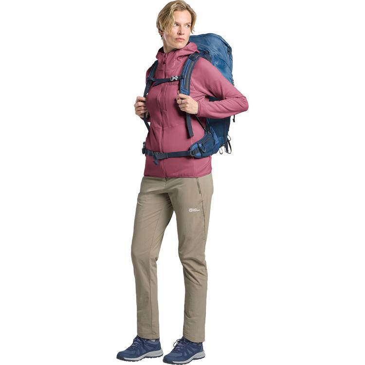 Jack Wolfskin Jack Wolfskin KOLBENBERG HOODED FZ W Fleecejacke Damen - raisin - 2 | SportScheck