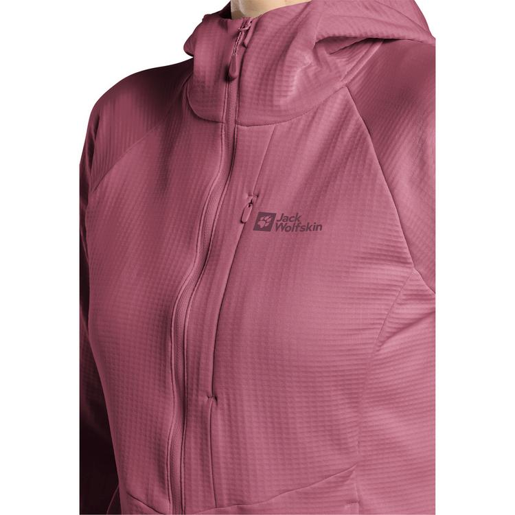 Jack Wolfskin Jack Wolfskin KOLBENBERG HOODED FZ W Fleecejacke Damen - raisin - 1 | SportScheck