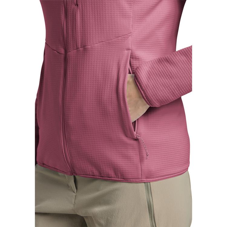 Jack Wolfskin Jack Wolfskin KOLBENBERG HOODED FZ W Fleecejacke Damen - raisin - 2 | SportScheck