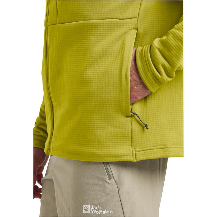 Jack Wolfskin Jack Wolfskin KOLBENBERG HOODED FZ M Fleecejacke Herren - chartreuse - 1 | SportScheck