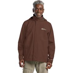 Rückansicht von Jack Wolfskin TRAILTIME 2L JKT M Funktionsjacke Herren hot choc