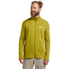 Rückansicht von Jack Wolfskin KOLBENBERG FZ M Fleecejacke Herren chartreuse