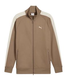 PUMA T7 Always Track Jacke Sweatjacke Herren braun