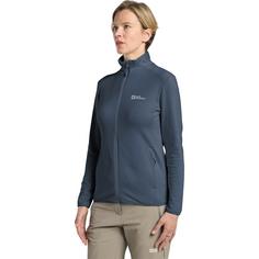 Rückansicht von Jack Wolfskin KOLBENBERG FZ W Fleecejacke Damen midnight sky