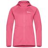 Jack Wolfskin KOLBENBERG HOODED FZ W Fleecejacke Damen - bubblegum