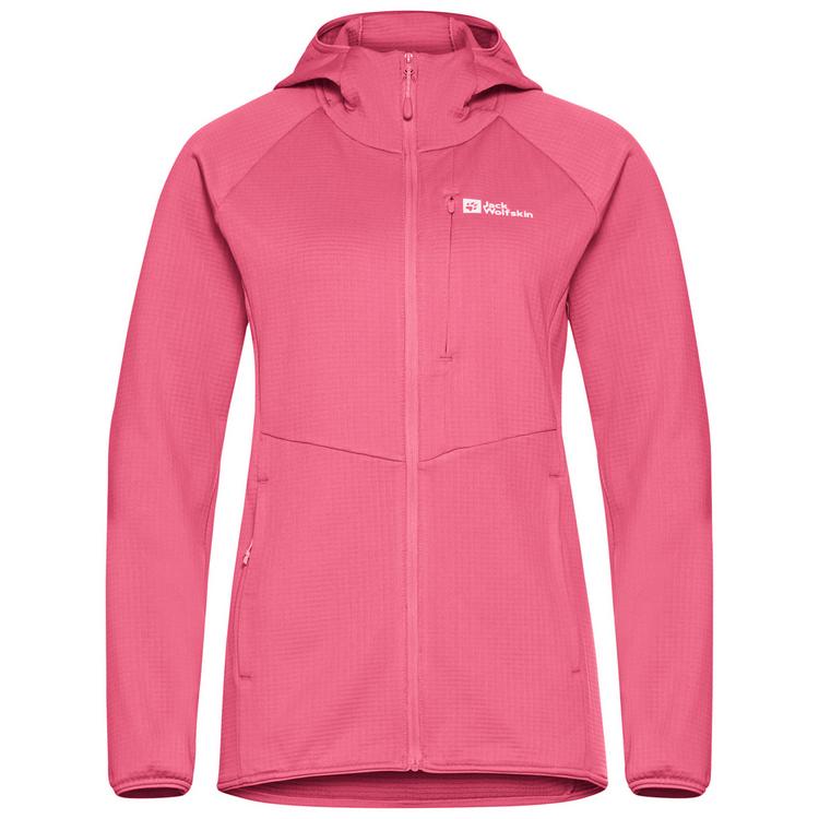 Jack Wolfskin Jack Wolfskin KOLBENBERG HOODED FZ W Fleecejacke Damen - bubblegum - 0 | SportScheck