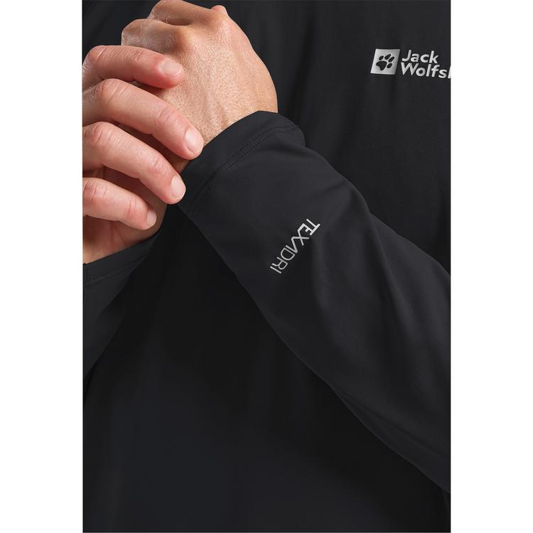 Jack Wolfskin Jack Wolfskin PRELIGHT SWIFT LS M Funktionsshirt Herren - black - 1 | SportScheck