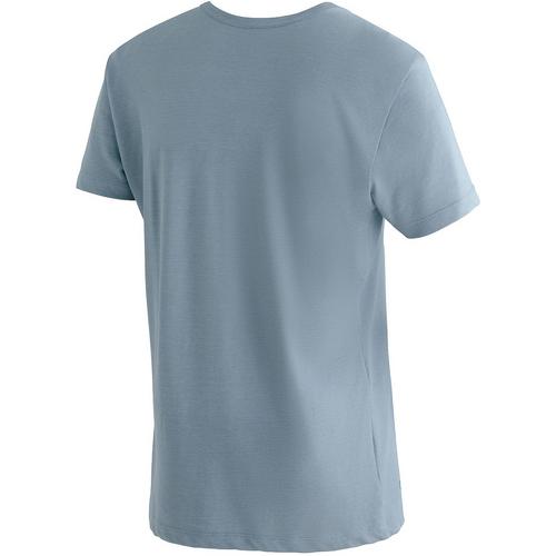 Rückansicht von Maier Sports Balsarea M T-Shirt Herren Hellblau351