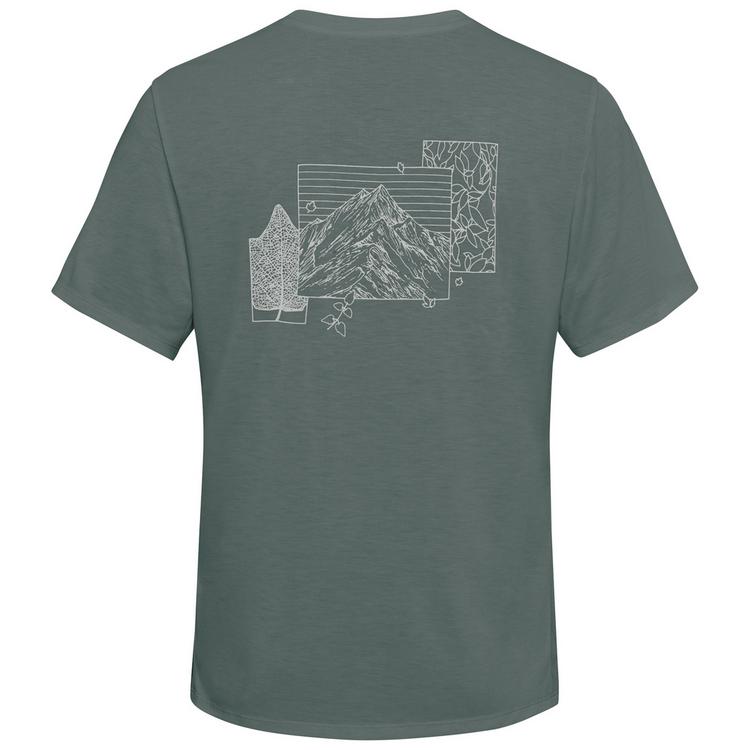 Jack Wolfskin Jack Wolfskin VONNAN GRAPHIC T W Funktionsshirt Damen - RIDGE LEAF slate green - 0 | SportScheck