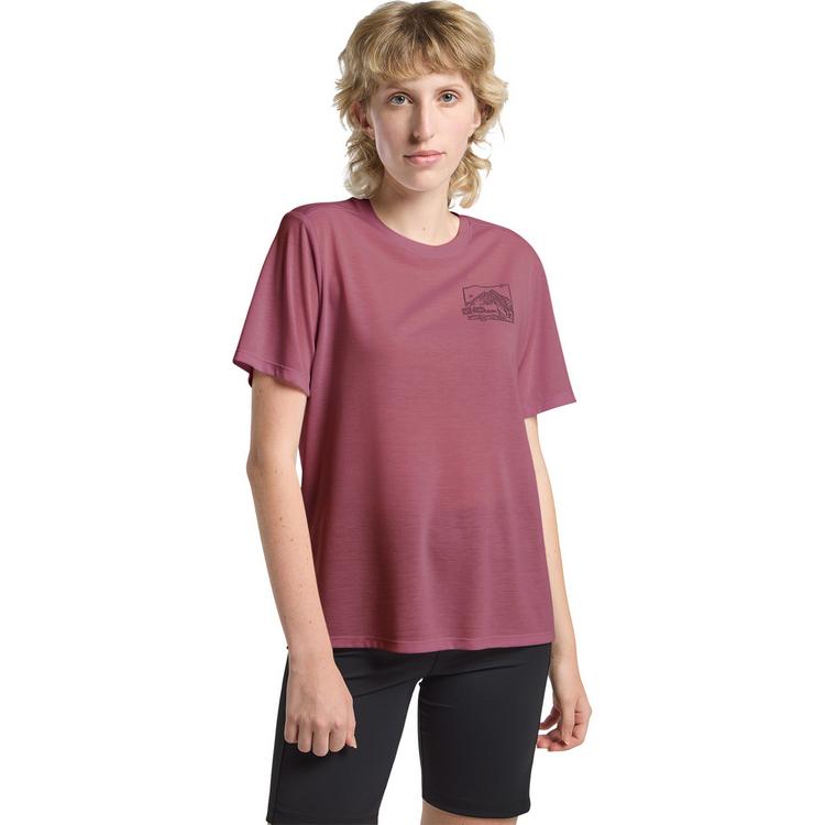 Jack Wolfskin Jack Wolfskin VONNAN GRAPHIC T W Funktionsshirt Damen - RIDGE LEAF raisin - 0 | SportScheck