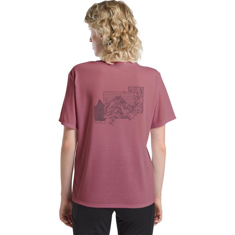 Jack Wolfskin Jack Wolfskin VONNAN GRAPHIC T W Funktionsshirt Damen - RIDGE LEAF raisin - 1 | SportScheck