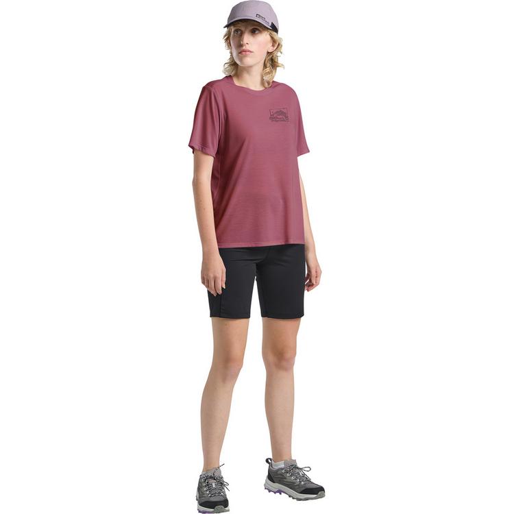 Jack Wolfskin Jack Wolfskin VONNAN GRAPHIC T W Funktionsshirt Damen - RIDGE LEAF raisin - 2 | SportScheck