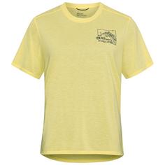 Jack Wolfskin VONNAN GRAPHIC T W Funktionsshirt Damen RIDGE LEAF lemon ice