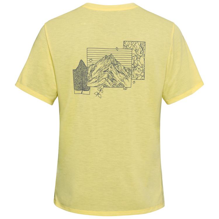 Jack Wolfskin Jack Wolfskin VONNAN GRAPHIC T W Funktionsshirt Damen - RIDGE LEAF lemon ice - 0 | SportScheck