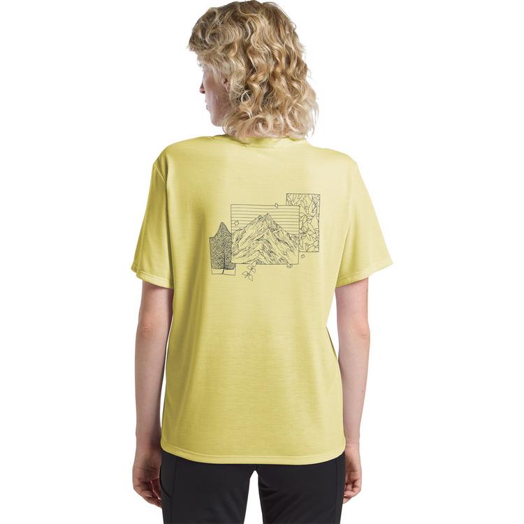 Jack Wolfskin Jack Wolfskin VONNAN GRAPHIC T W Funktionsshirt Damen - RIDGE LEAF lemon ice - 1 | SportScheck