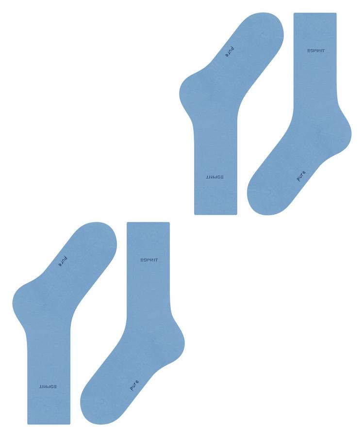 ESPRIT ESPRIT Basic Uni SO 2-Pack Socken Herren - light blue (6541) - 2 | SportScheck