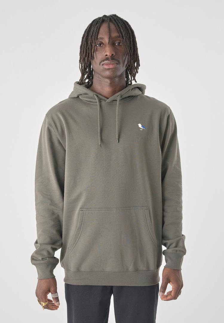 Cleptomanicx Cleptomanicx Hooded Embro Gull 2 Kapuzenshirt Herren - Tea Leaf - 0 | SportScheck