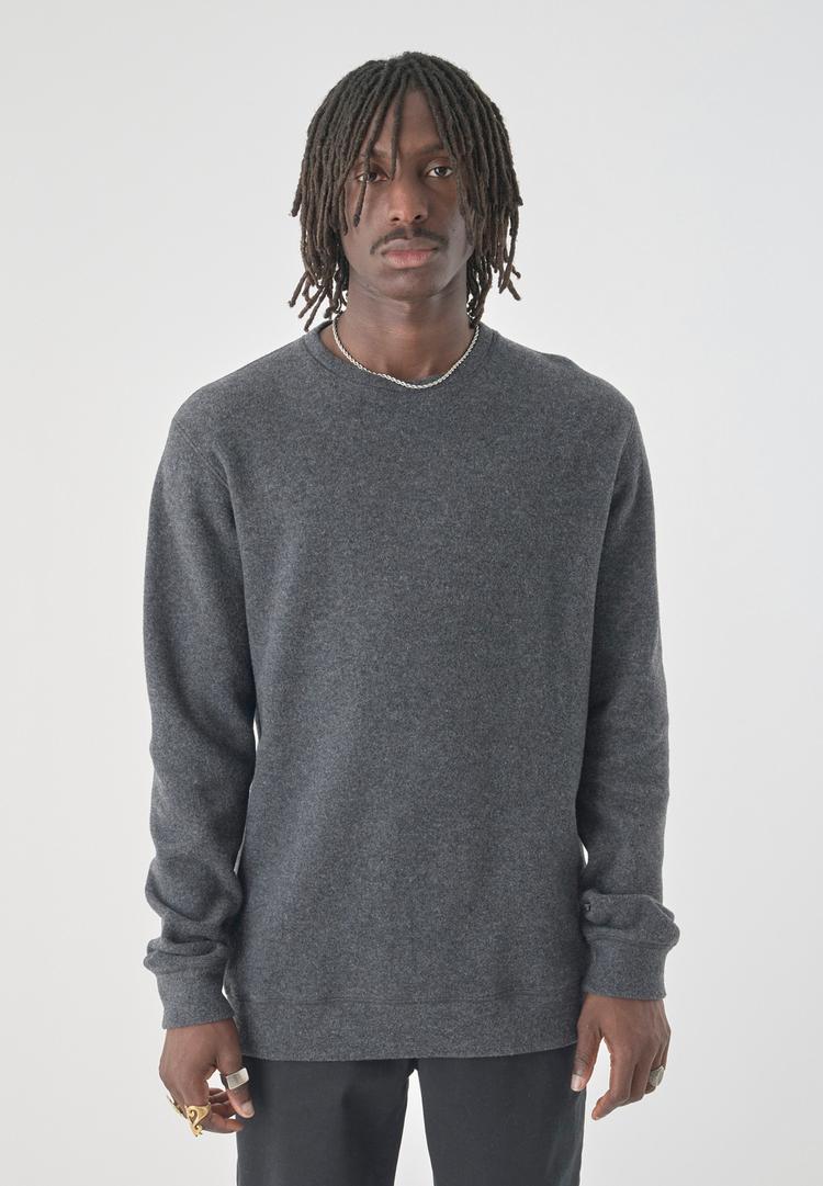 Cleptomanicx Cleptomanicx Noitch Sweatshirt Herren - Heather Lava Smoke - 2 | SportScheck