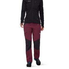 Rückansicht von Mammut Taiss Softshellhose Damen vin-black
